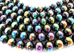 fashoin 12mm 16inch Mystic Titanium crystal quartz round ball rainbow assortment jewelry bead