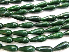 wholesale 5strands 8-25mm jade gergous drop onoin dark green assortment jewelry beads