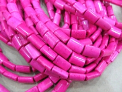 wholesale turquoise semi precious rectangle pillow pink mixed jewelry beads 10x14mm--5strands 16inch
