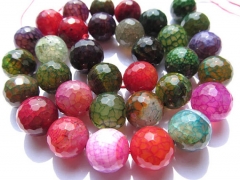high quality 8mm 2strands gergous agate bead round ball faceted assortment crystal jewelry beads