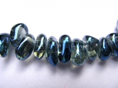 8-20mm 16inch AA grade genuine rock crysal quartz freeform chips branch mstic AB blue purple jewelry