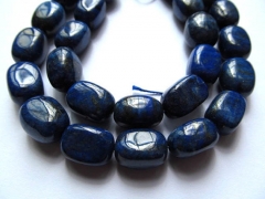 genuine Lapis Lazuli Gemstone ,brick cube lapis bead Barrel Drum blue gold loose bead 10x14mm full s
