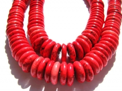 wholeasale 5strands 8 10 12mm turquoise stone hot red jewelry beads