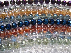 16nm full strand crystal like charm craft bead round ball faceted assortment jewelry beads