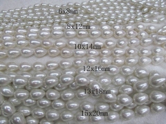 6x8mm full strand  handmade pearl freshwater drop teardrop white black turquoise earring beads