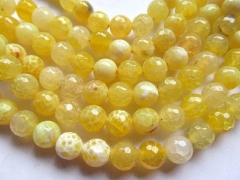 free ship--full strand fire agate bead round ball faceted green red assortment jewelry beads