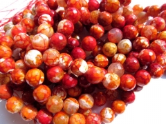 wholesale fire agate bead round ball oranger mixed jewelry beads 10mm--5strands 16inch/per strand