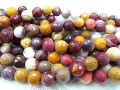 high quality bulk genuine mookaite gemstone 12mm --5strands16inch strand round ball faceted rainbow 