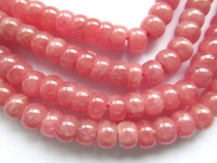 15%off--4x6 5x8mm full strand pink Argentine genuine rhodochrosite beads rondelle abcuse bead