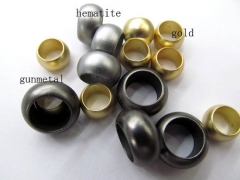 free ship--100pcs 5x8 5x10 5x12mm fashion larger hole metal connector spacer bead