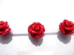 10mm 120pcs ,high quality turquoise florial flowers rose petal hot red colorful cabochons jewelry be