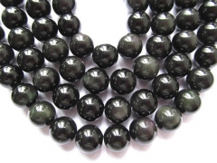 high quality genuine rainbow obsidian round ball jewelry beads 8mm---5strands16"/per