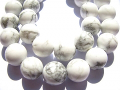 free ship-- bulk 10mm turquoise beads round ball white jewelry beads --5strands 16inch