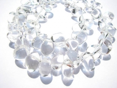 genuine rock crysal quartz 8-12mm 2strands 16inch strand,freeform chips branch white jewelry beads