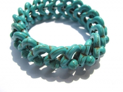 50%off --last batch handmade turquoise beads bracelet---6strands
