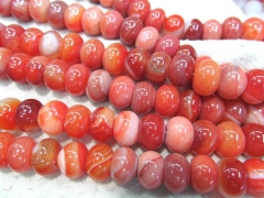 3strands 10x14mm Agate gemstone rondelle abacus green yellow red mixed bead