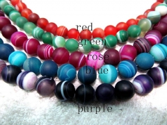 batch 14mm fire agate bead round ball purple black blue green red mixed veins crab assortment jewelr