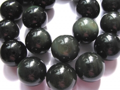 AA grade genuine rainbow obsidian round ball jewelry beads 8mm--2strands 16"/per