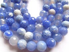 free ship--lots 10mm 5strands fire agate bead round ball faceted rainbow assortment jewelry beads