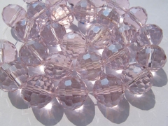 5strands 6-16mm Crystal like crystal beads high quality round ball Faceted rose baby pink champagne 