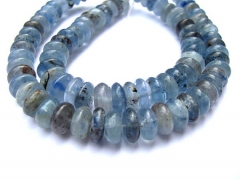 genuine kyanite beads 3x6-6x10mm 16inch strand ,high quality rondelle abacus blue jewelry beads