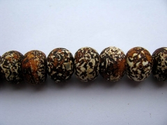 wholeasale gergous natural agate bead rondelle abacus coffee brown grey welry beads 10x14mm --2stran