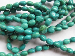 2strands 10-35mm high quality turquoise DIY beads Freeform Egg Nuggets Green blue yellow loose beads