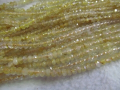genuine Citrine quartz rondelle DIY beadss,faceted beads,abacuse yellow clear white brown purple mix