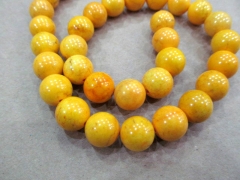 5strands 3 4 6 8 10 12 14 16mm high quality turquoise beads round ball yellow oranger ewelry beads