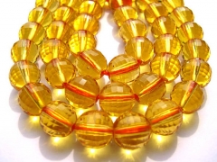 Watermelon Cirtrine quartz Bead 6 8 10 12mm full strand round ball faceted beads,yellow clear white 