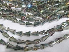 350pcs 7x10mm 5strands crystal rhinestone bead sharp cone faceted assortment jewelry beads