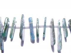 bulk 5strands 6x12-8x25mm genuine kyanite beads freeform marquoise horse eye blue jewelry beads