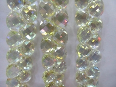 12x12 15x15mm 50pcs high quality crystal like charm craft teardrop drop peach flat faceted loose bea