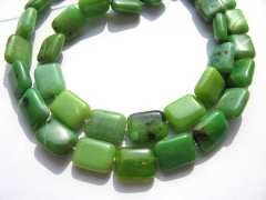 genuine chrysoprase beads 10x14mm --2strands 16inch strand ,high quality rectangle olive jewelr