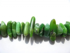 LOT genuine chrysoprase beads 6-10mm 2strands 16inch strand ,nuggets freeform irregular jewelry bead