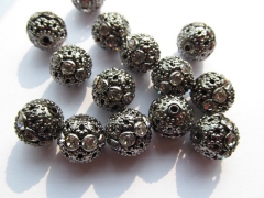 6-12mm 100pcs crystal ball,rhinestone ball, barrel tone silver gold antique gunmetal black with rhin