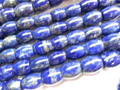 Wholesale 15x20mm full strand Untreated Genuine Lazulie Lapis Bead Barrel Rice jewelry bead