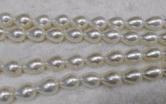 9x12mm full strand  handmade pearl freshwater drop teardrop white black turquoise earring beads