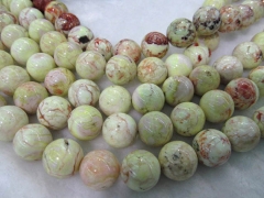 14-18mm full strand jasper gorgous round ball lemon jasper gemstone jewelry beads