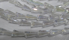 350pcs 7x10mm 5strands crystal rhinestone bead sharp cone faceted assortment jewelry beads