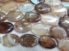 high quality genuine smoky brown agate rock crystal oval egg loose beads 25x35mm full strand