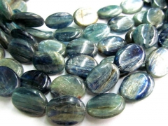 4strands 10x14-15x20mm genuine kyanite beads high quality oval egg blue jewelry beads