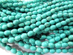 wholesale LOT 6x 8mm turquoise beads barrel rice blue green white pink red assortment jewelry beads 