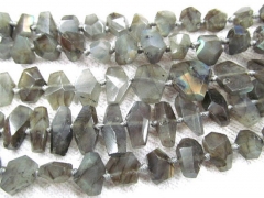 Black Friday SALE 16inch 15-25mm genuine labradorite beads high quality nuggets freeform slab handma