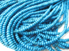 high quality 3x6mm 5strands turquoise beads rondelle abacus green blue mixed jewelry bead