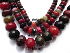 high quality gergous natural agate bead rondelle abacus facetd assortment jewelry beads 6x10mm full 