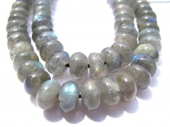 2strands 3x5 4x6 5x8mm genuine labradorite beads high quality rondelle abacus blue jewel