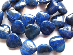 free ship--2strands 16mm gergous lapis lazuli charm beads heart love peach blue gold jewelry bead