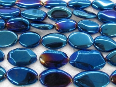 high quality 25-40mm 2strands Titanium quartz crystal freeform nuggets teardrop slab jewelry bead fo