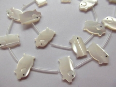 5strands 75pcs 8x14mm ,top quality, MOP shell mother of pearl pig animals assortment cabochons beads